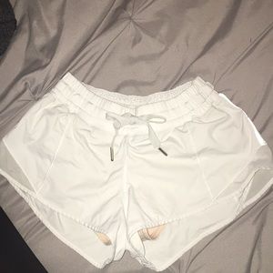 White Lululemon Shorts